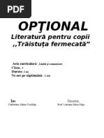 Optional - Literatura Pentru Copii (,,traistuta Fermecata'')