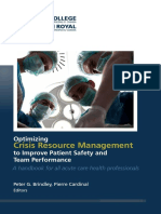 Optimizing Crisis Resource Management Improve Patient Safety Team Performance e