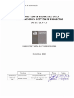 INS-SSI-06.4 v1.0 - Instructivo de Seguridad de La Información en Gestión de Proyectos