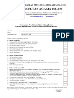 Baru - Check List Dan Biodata Mahasiswa Untuk Baa & Prodi