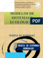 Modelos de Sistemas y Ecológicos