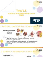 Tema 1.3.: Material E Instrumental en Operatoria Dental