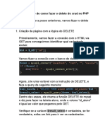 Passo A Passo de Como Fazer o Delete Do Crud No PHP