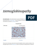 Hemoglobinopathy - Wikipedia