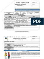 PLAN - APRENDIZAJE - 1 Religión El Sentido de La Vida