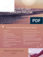 SYARAT DAN RUKUN SHALAT