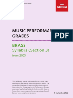 Brass 2023 Performance Grades Syllabus 7sep