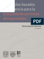 Protocolos Basados en Evidencia para La Búsqueda de Personas Desaparecidas - UNAM 2022