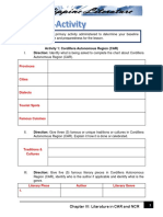 Chapter III - Preactivity - Literature in Car and NCR