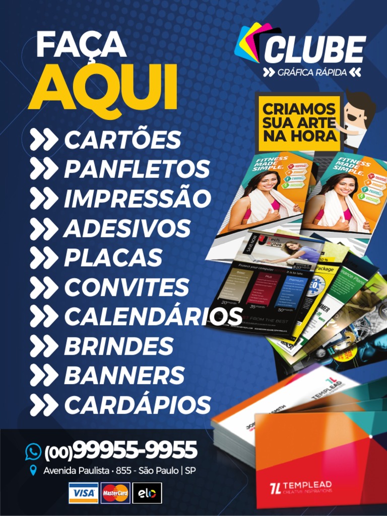 Banner - Gráfica Rápida - Modelo Pronto - Clube Do Corel | PDF
