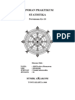 Laporan Praktikum Statistika 11 Dion