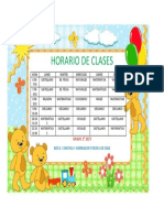 Horario de Clases