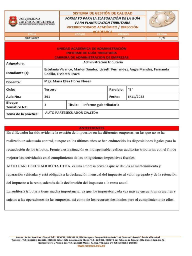 Guia Practica FORMATO - 1 | PDF | Compartir (Finanzas) | Impuestos