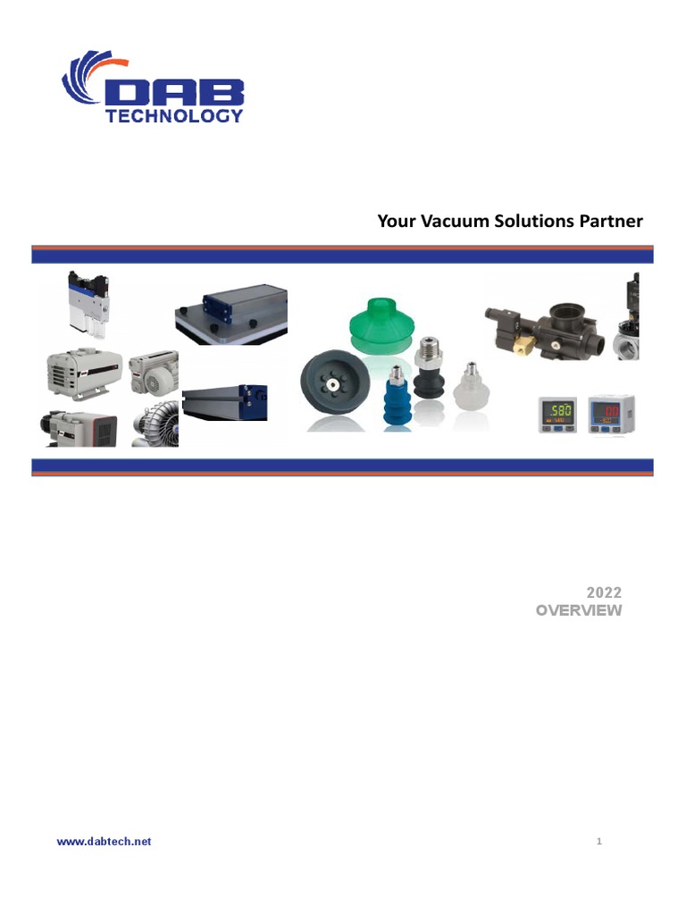 DAB Vacuum Pad | PDF | Vacuum | Manufactured Goods
