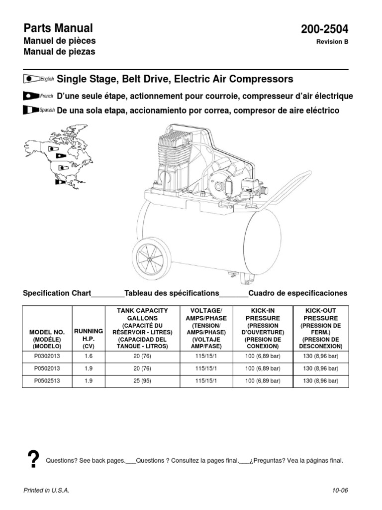 Sanborn Compressor Parts List PDF Physique appliquée et