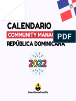 Calendario Community Manager 2022
