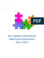 Mrs. Knight S Third Grade High Pointe Elementary 2011-2012