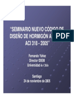 SEMINARIO NUEVO CÓDIGO DE DISEÑO DE HORMIGÓN ARMADO ACI 318 - 2005