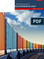 Informe Mensual de Comercio Exterior de Chile I Semestre 2021