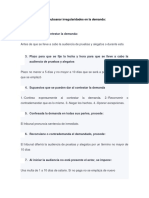 Término para Subsanar Irregularidades en La Demanda Agrario