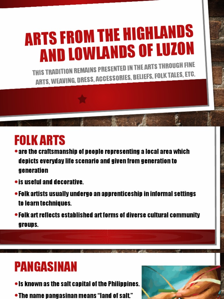 Arts From The Highlands and Lowlands of Luzon Download Free PDF