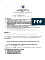 2020-2021 BELCP Assessment