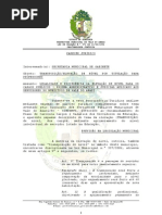 PARECER JURÍDICO - SOBRE ELEVAÇÃO DE NÍVEL