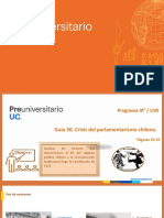 Guía 30. III - Crisis Del Parlamentarismo Chileno