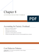 Chapter 8 - Accounting For Factory Overhead