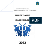 Plan Psicología Escuela 2022