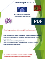 QCM Immunologie 2022-23 Moodle