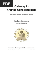 Gateway To Krishna Consciousness Student Handbook Part One