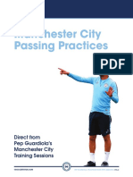 Pep Guardiola 3v1 and Quick Passing Combination Practice