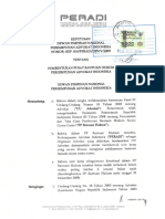 SK PERADI Pembentukan Pusat Bantuan Hukum (Legalisir)