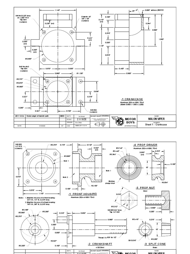 Nalon Viper | PDF | Piston | Sheet Metal