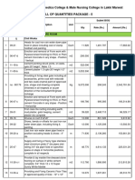 Establishment of Paramedics and Male Nursing Colleges BOQ