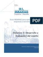 Guia para Ejercicios de Respuesta A Terremotos Volumen II - Desarrollo y Evaluacion Del Evento - SP