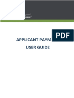 Applicant Payment User Guide - May 2022