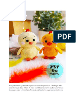 Easy Chicken Crochet PDF Amigurumi Pattern 1