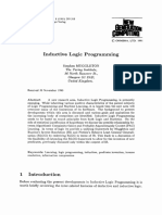 Inductive Logic Programming: The Turing Institute, 36 North Hanover ST., Glasgow G1 2AD, United Kingdom