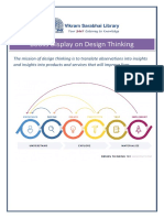 Books Display On Design Thinking