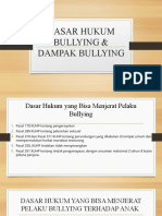 Dasar Hukum Bullying & Dampak Bullying