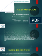 Final Project PPT ENRON-Strategic Finance