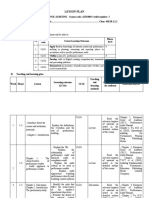 2022 - Lesson Plan Performance Auditing 45K18