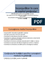 Cunoaşterea Mediului Înconjurător În Grădiniţa de Copii