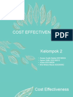 Cost Effectivennes Kel 2