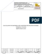 Kmpp-06-Ele-CA-004 Calculation of Earthing & Lightning Protection Systems - Terminal Station Rev0