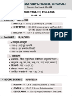 Class 6 PT2 Syllabus