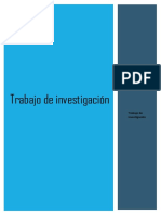 Trabajo de Investigación