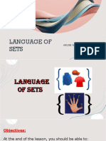 Language of Sets